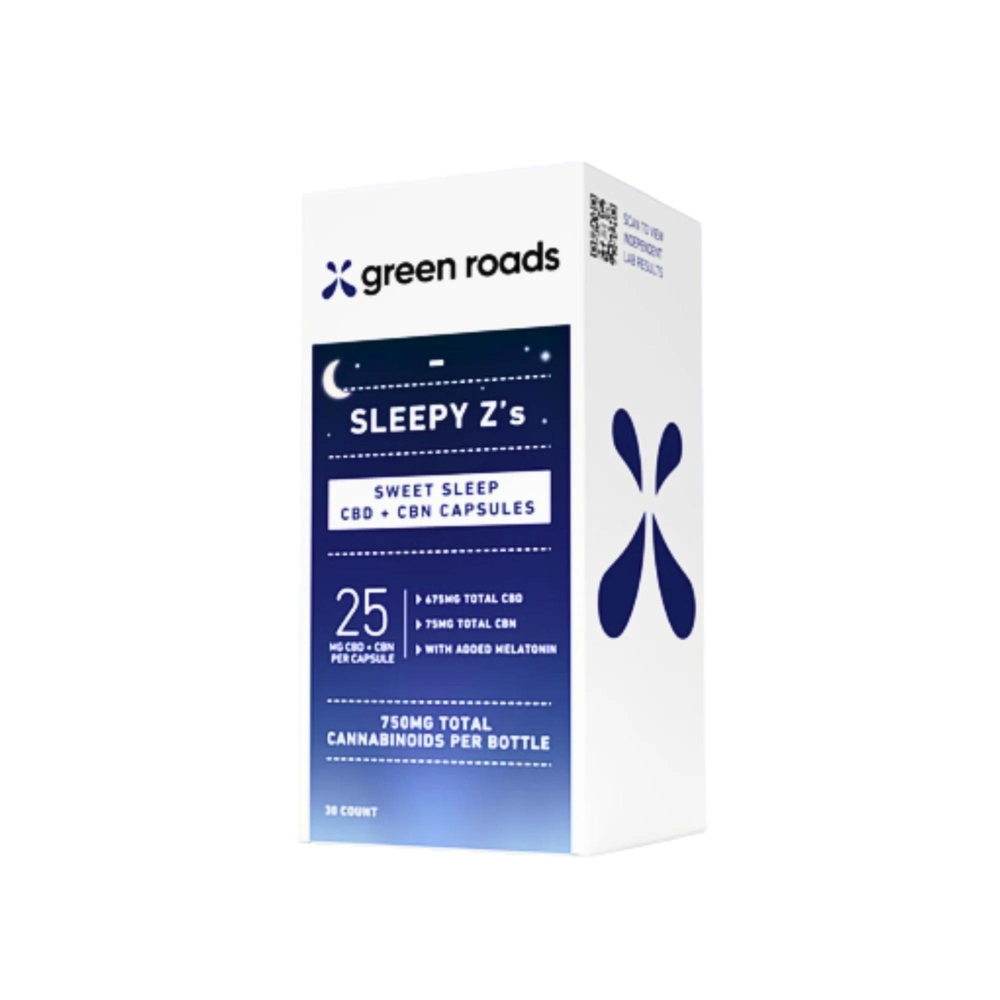 Sweet Sleep CBD Capsules | 30 Count | 750mg Total - Image 1