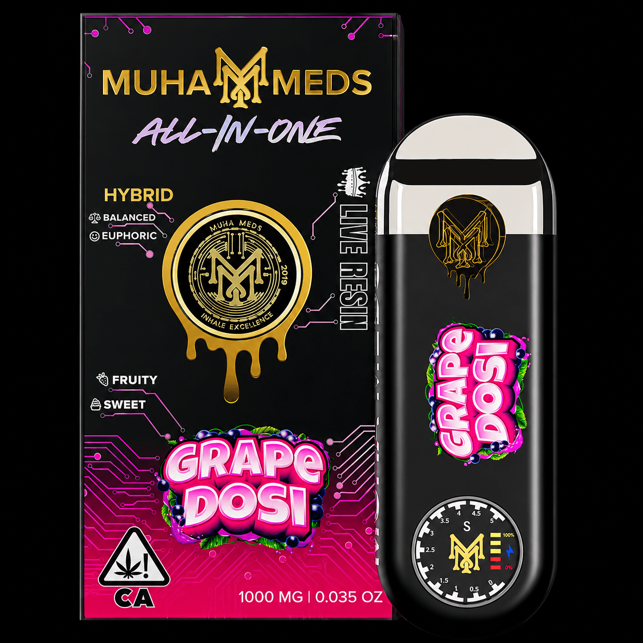 Muha Meds Live Resin - Disposable - 2G