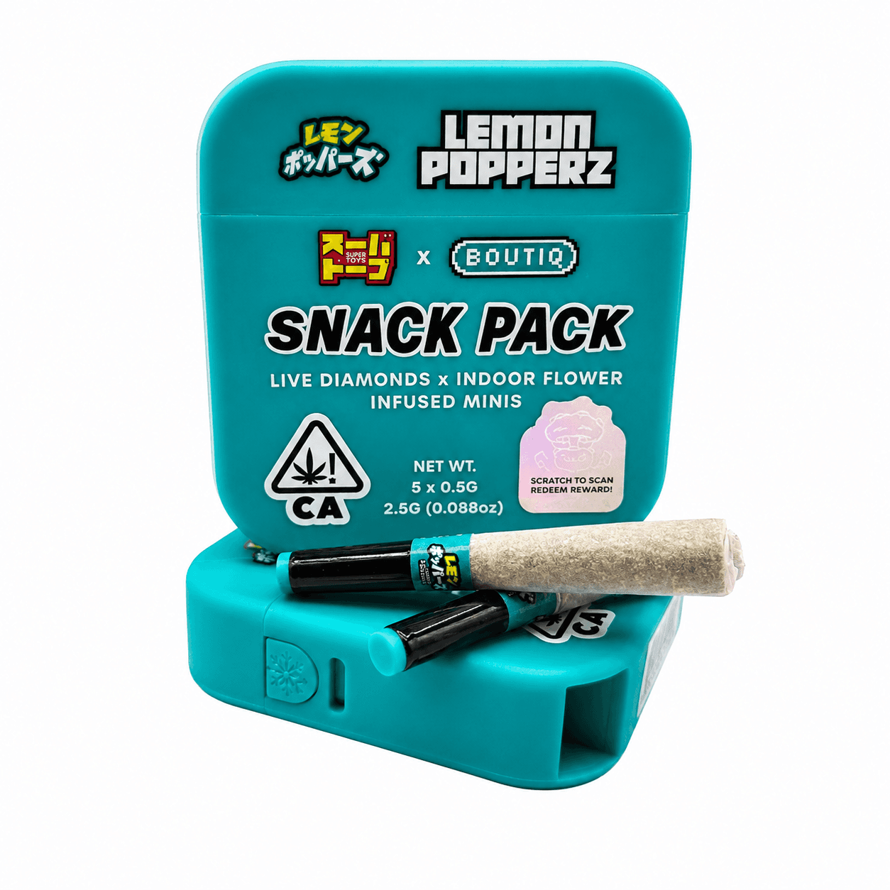 Super Dope x Boutiq Snack Pack Pre Rolls 5 J's x 0.5g ea - Image 1
